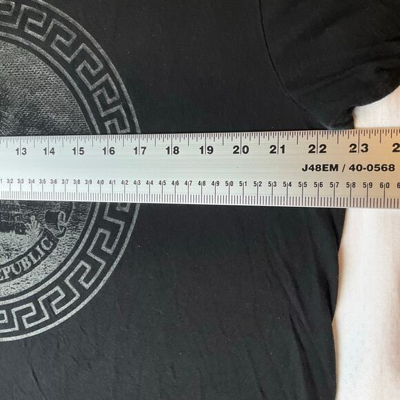 Jokes Men T-shirt size L Short Sleeve Stretchy California Republic Black - Picture 4 of 7